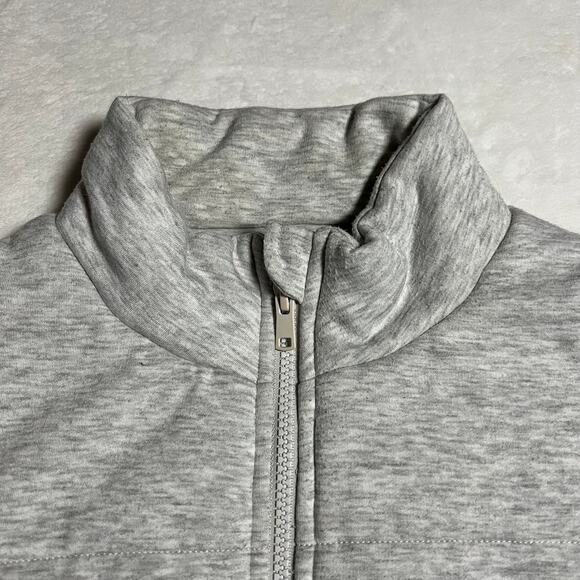 THREE DOTS Quilted Full Zip Puffer Jacket Size Small **SMALL FLAW** Winter - Picture 3 of 10